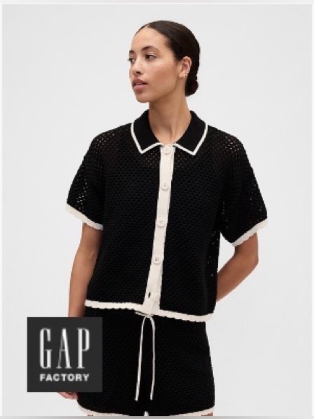 GAP Factory Relaxed Open Stitch Sweater Set